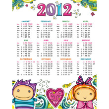 High Quality Wall Monthly Calendar for Promotion